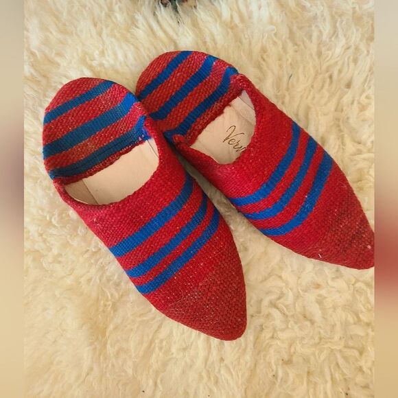 NWT Upcycled Moroccan Rug Slippers Size M [Womens 7-8] - Picture 10 of 10